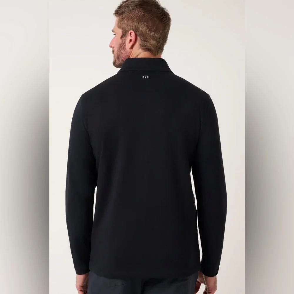 Travis Matthew‎ Point Of Sail Men's Black Quilted Jacket Size Large